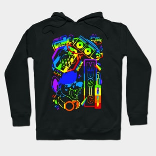 Kjisu's Gay Nightlife Furry Design Hoodie